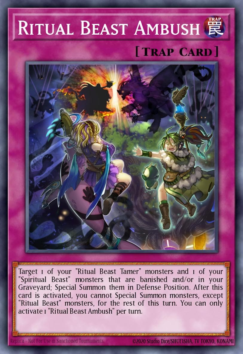 Ritual Beast Ambush — Secrets of Eternity Yu-Gi-Oh! card by KAZUKI TAKAHASHI