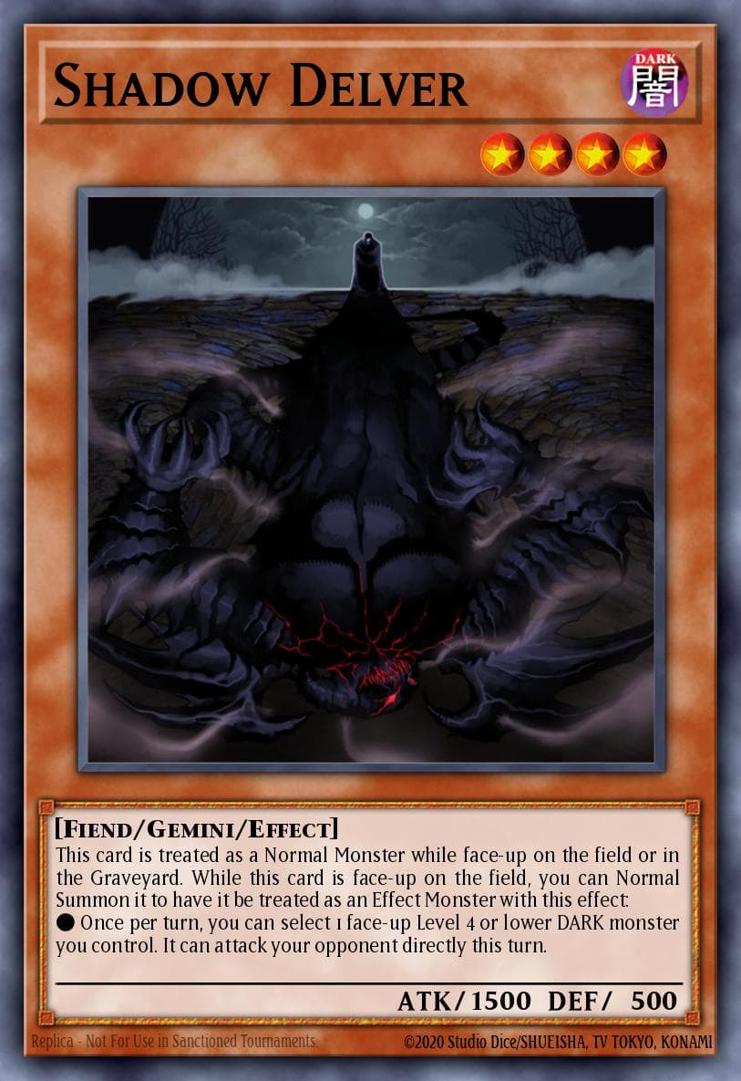 Shadow Delver — Tactical Evolution Yu-Gi-Oh! card by KAZUKI TAKAHASHI