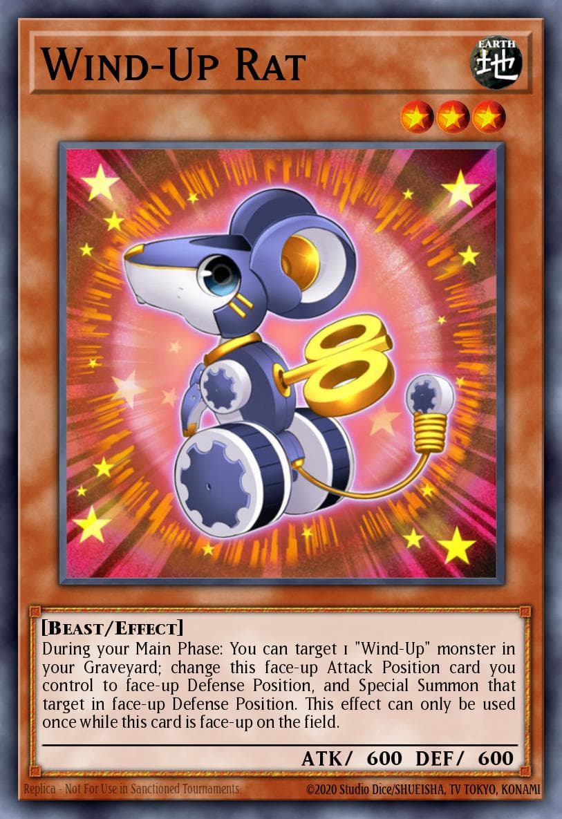 Wind-Up Rat — Order of Chaos Yu-Gi-Oh! card by KAZUKI TAKAHASHI