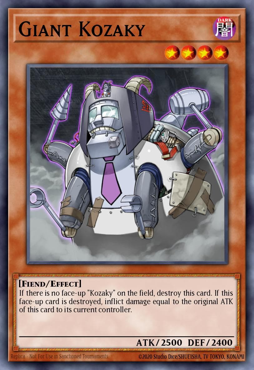 Giant Kozaky — Cybernetic Revolution Yu-Gi-Oh! card by KAZUKI TAKAHASHI