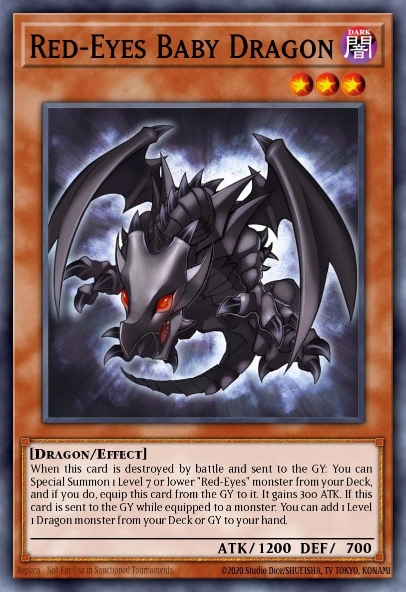 Red-Eyes Baby Dragon — Yu-Gi-Oh! card