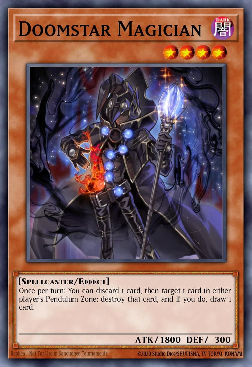 Doomstar Magician — 2015 Mega-Tins Mega Pack Yu-Gi-Oh! card by KAZUKI TAKAHASHI