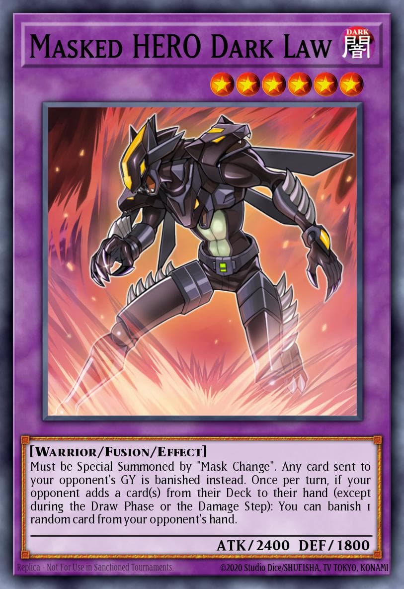 Masked HERO Dark Law — Yu-Gi-Oh! card