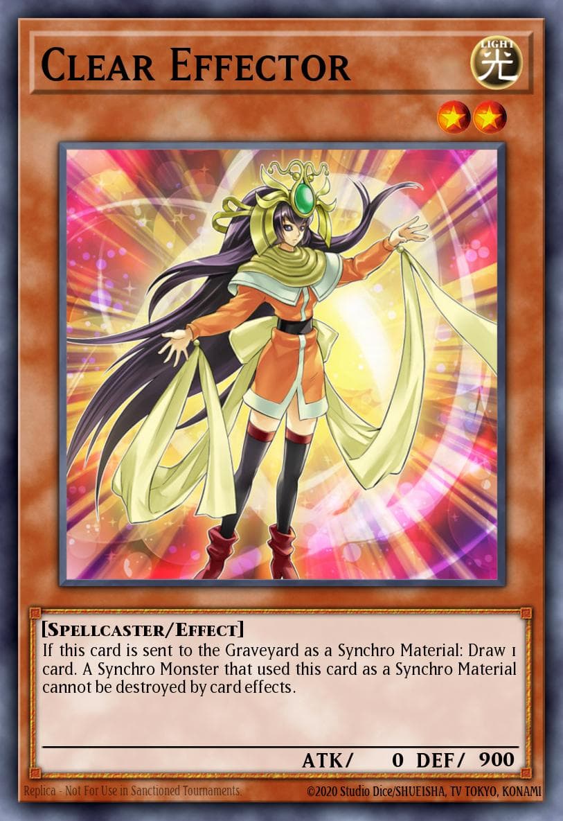 Clear Effector — Duelist Saga Yu-Gi-Oh! card by KAZUKI TAKAHASHI