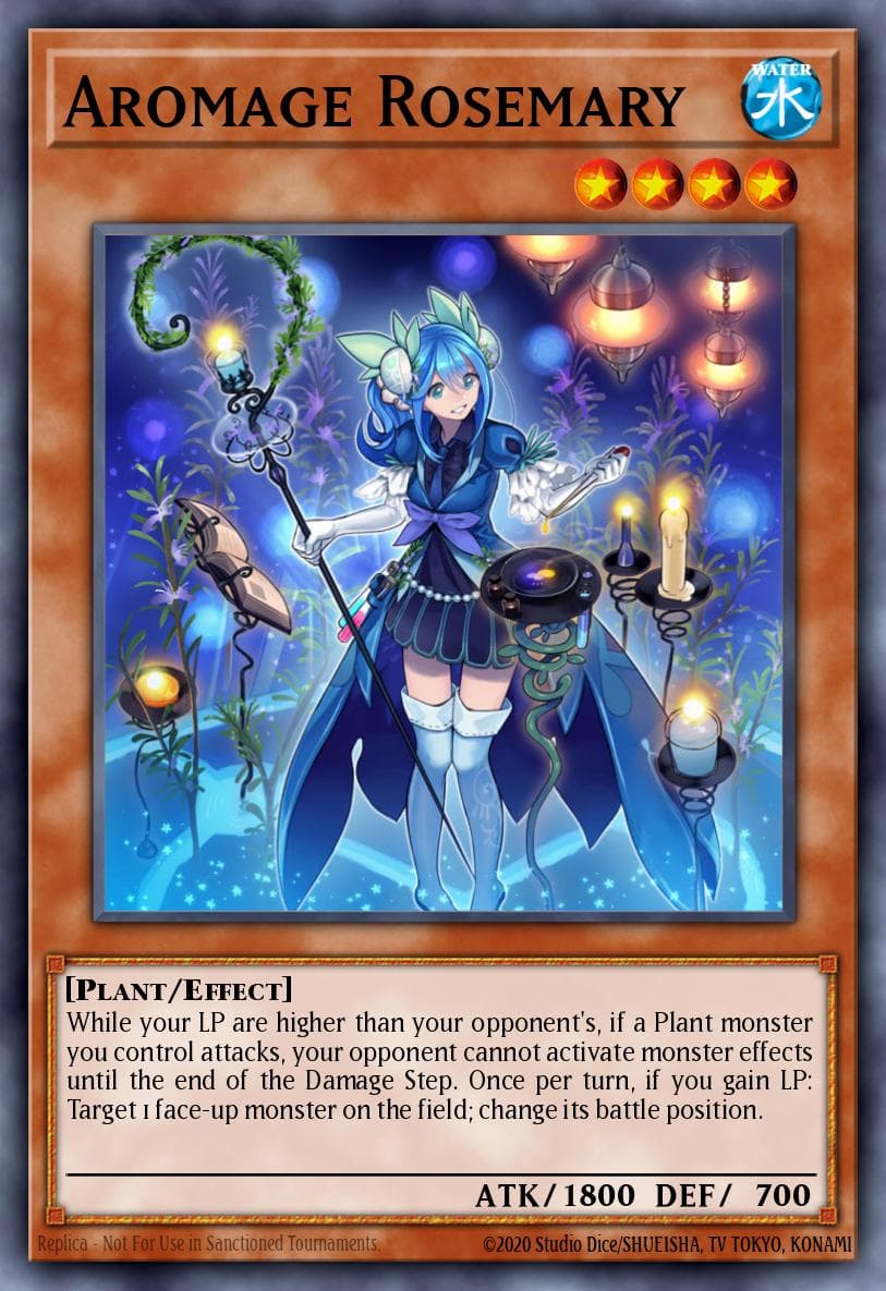 Aromage Rosemary — Clash of Rebellions Yu-Gi-Oh! card by KAZUKI TAKAHASHI