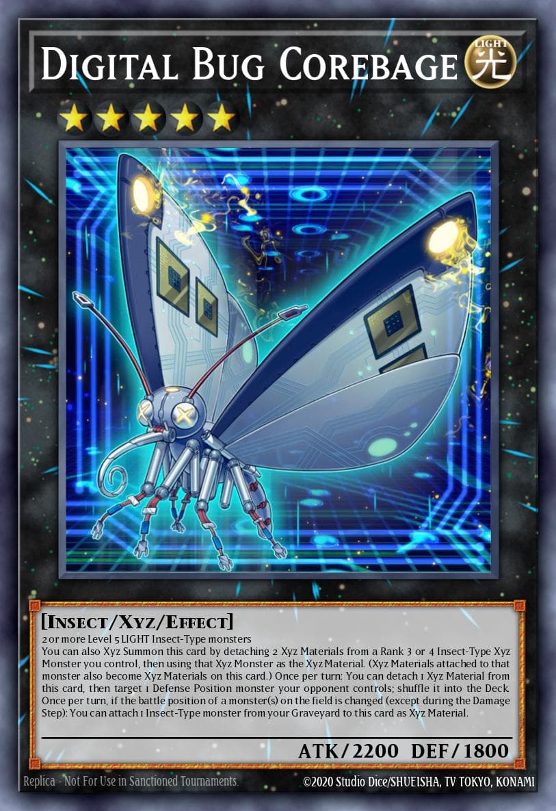 Digital Bug Corebage — 2017 Mega-Tins Mega Pack Yu-Gi-Oh! card by KAZUKI TAKAHASHI