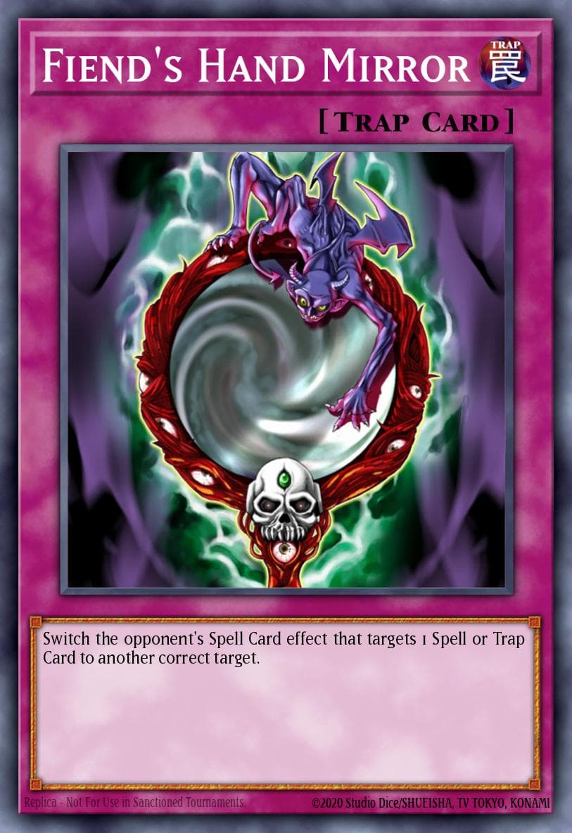 Fiend's Hand Mirror — Invasion of Chaos Yu-Gi-Oh! card by KAZUKI TAKAHASHI