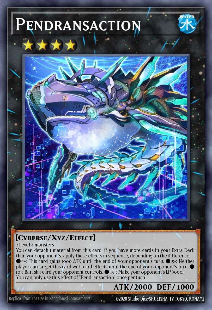 Pendransaction — Lightning Overdrive Yu-Gi-Oh! card by Studio Dice/SHUEISHA, TV TOKYO, KONAMI