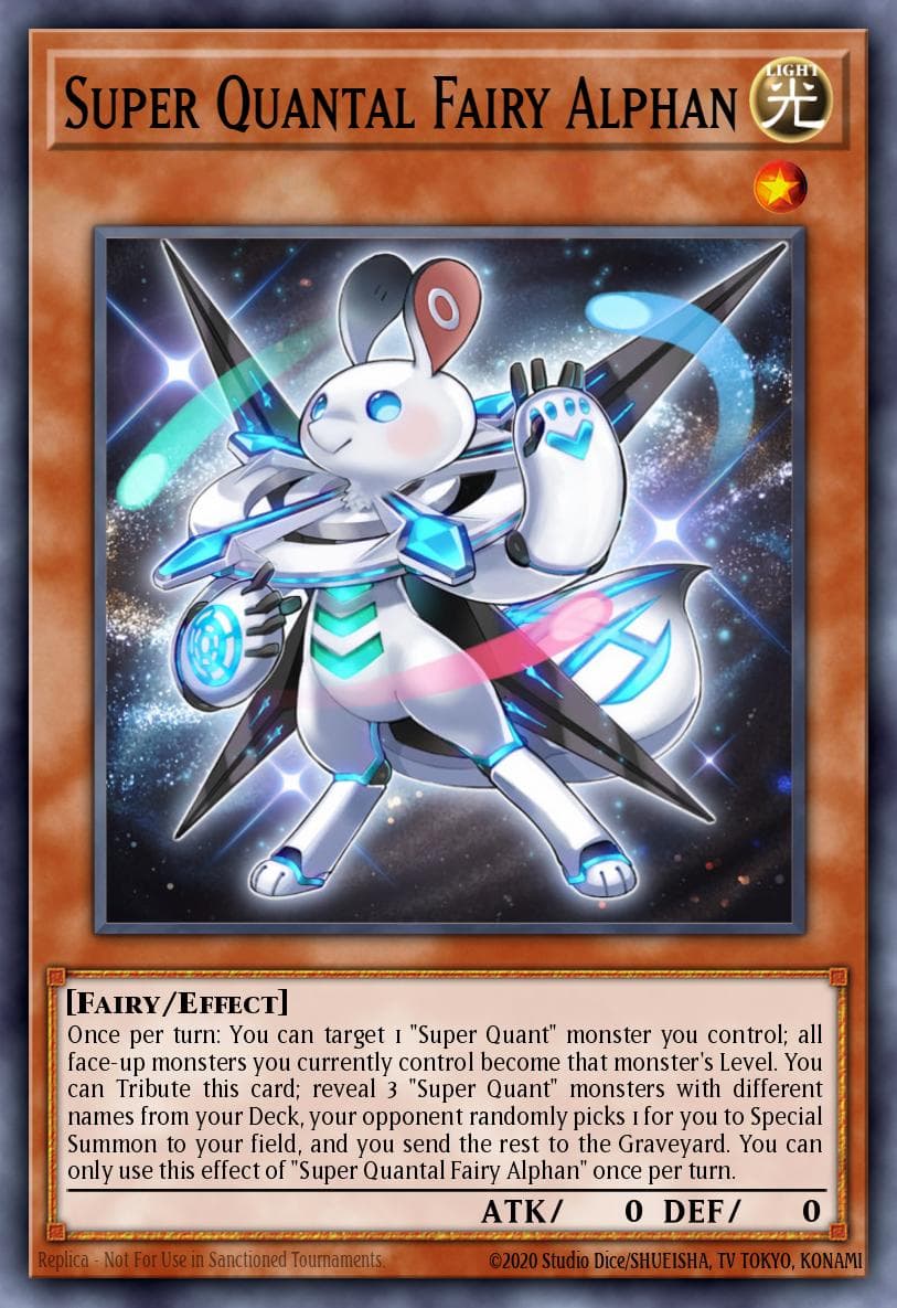 Super Quantal Fairy Alphan — Wing Raiders Yu-Gi-Oh! card by KAZUKI TAKAHASHI