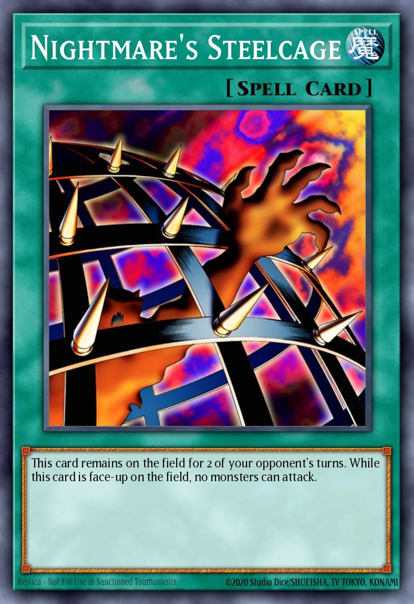 Nightmare's Steelcage — Yu-Gi-Oh! card