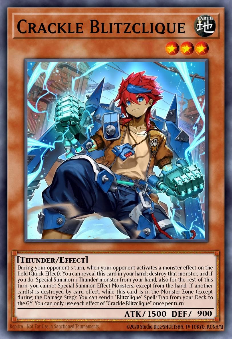 Crackle Blitzclique — Yu-Gi-Oh! card