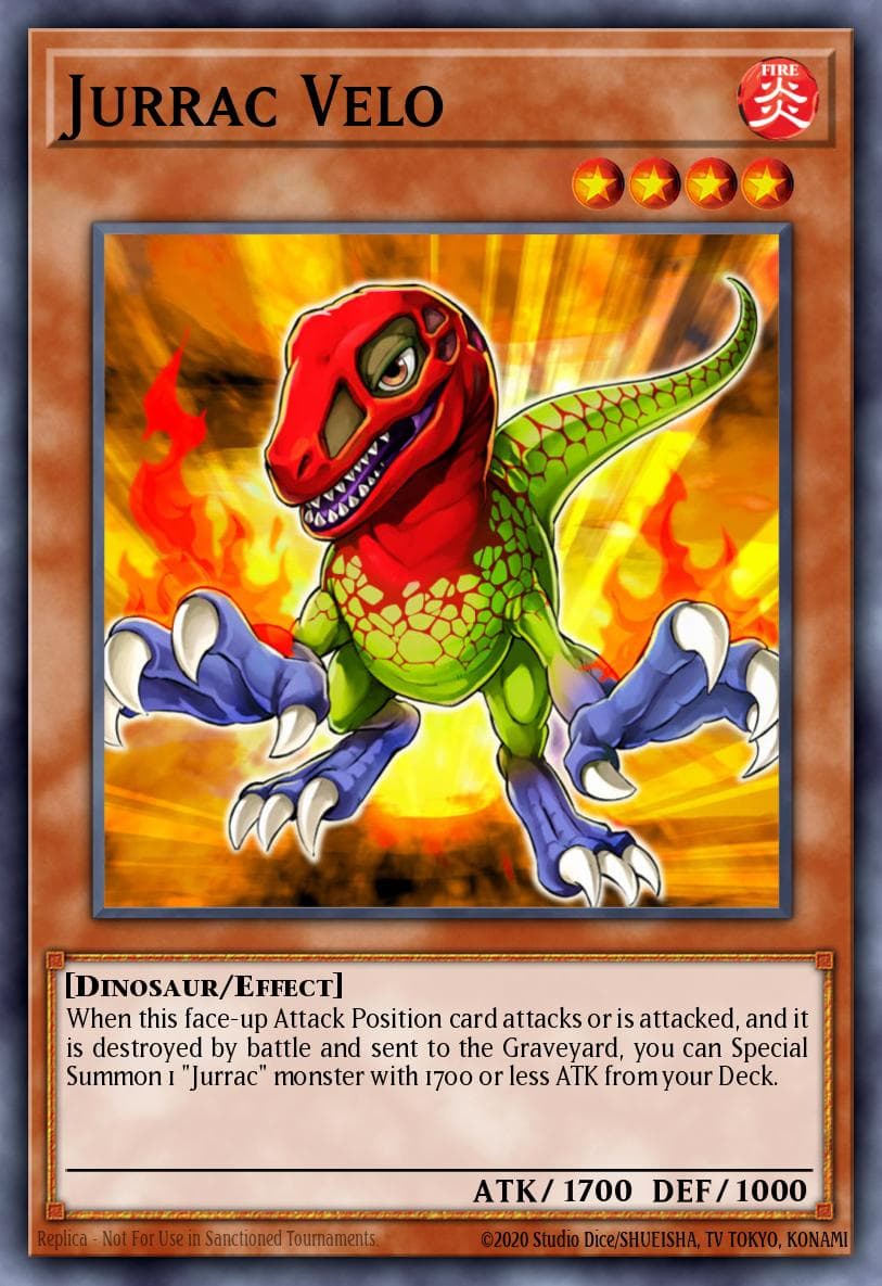 Jurrac Velo — Duel Terminal 2 Yu-Gi-Oh! card by K. Koga