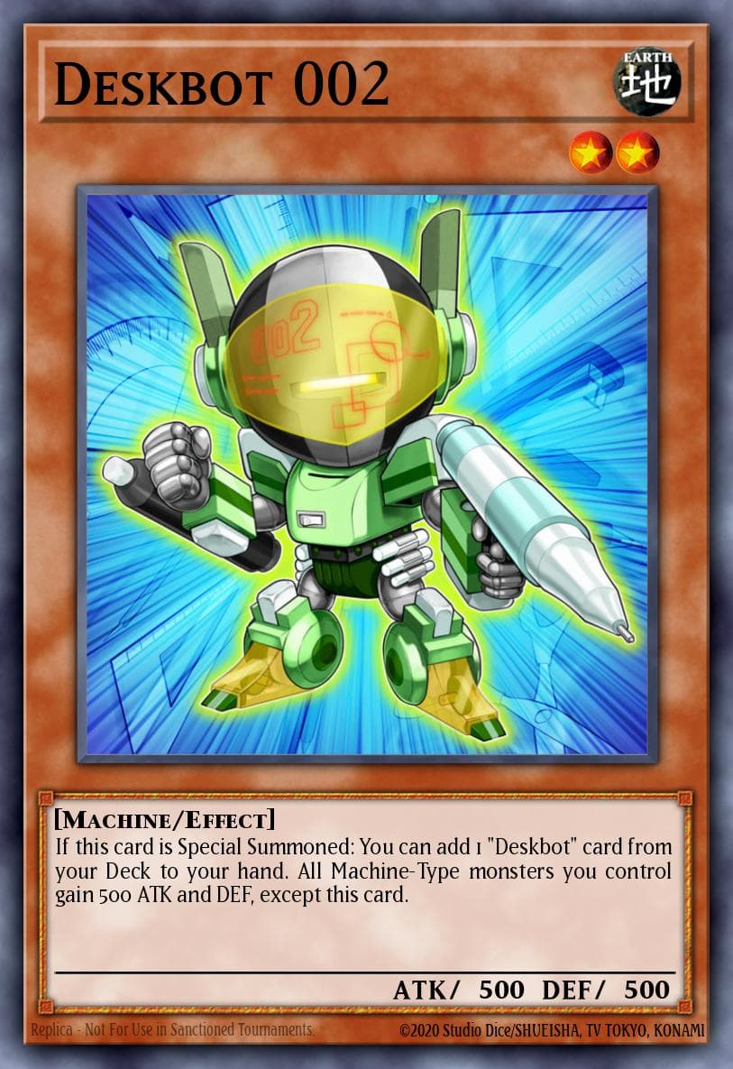 Deskbot 002 — 2015 Mega-Tins Mega Pack Yu-Gi-Oh! card by KAZUKI TAKAHASHI