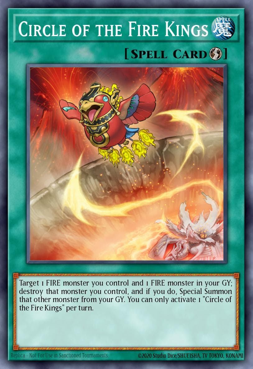Circle of the Fire Kings — Yu-Gi-Oh! card