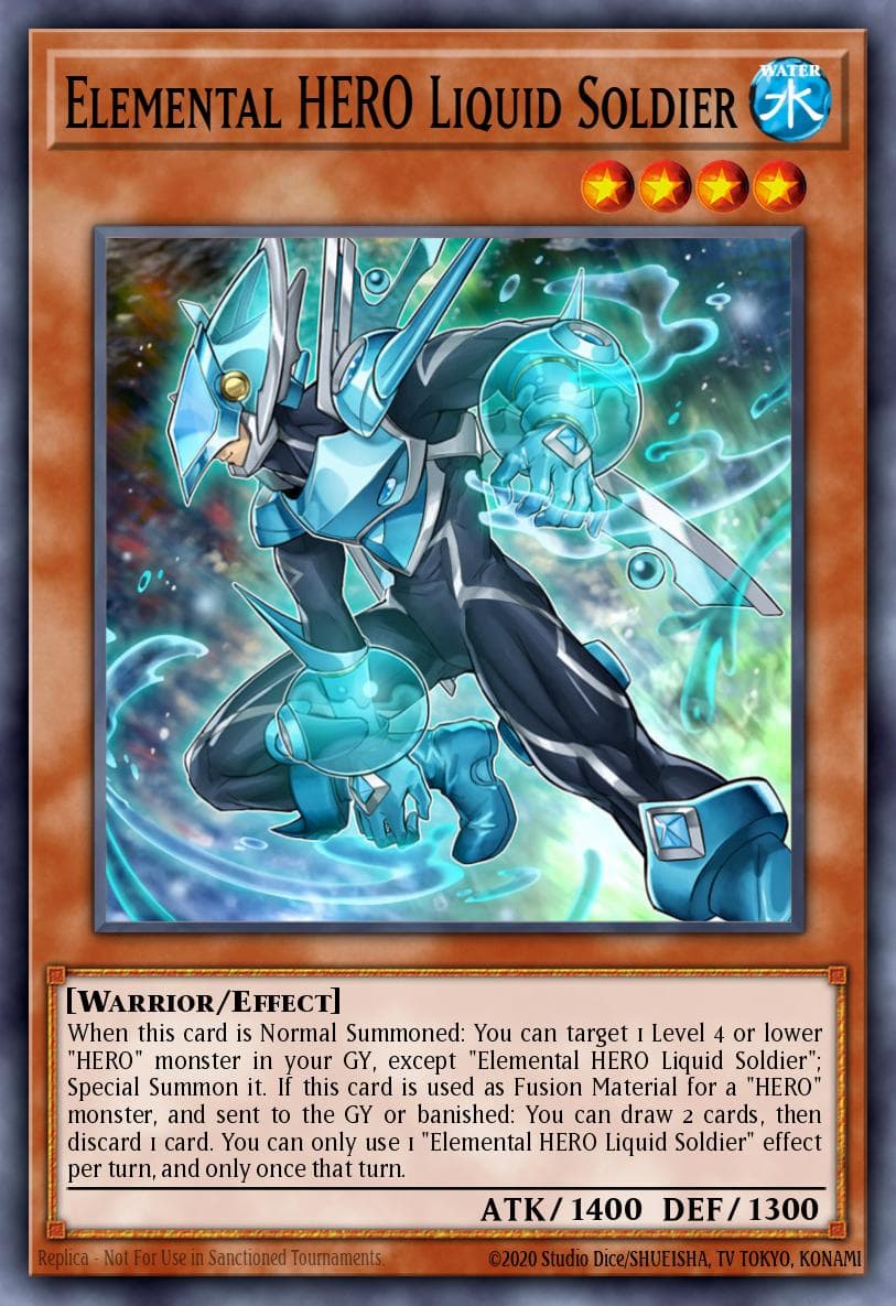 Elemental HERO Liquid Soldier — Yu-Gi-Oh! card