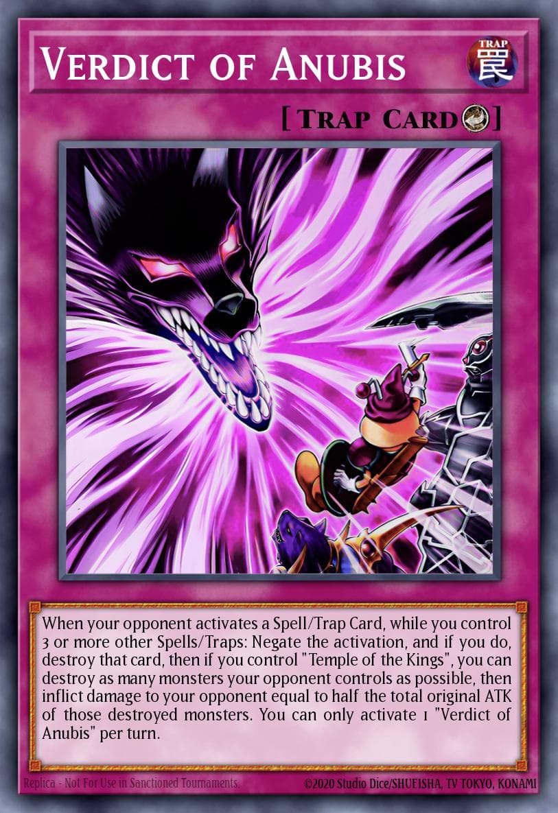 Verdict of Anubis — Maze of the Master Yu-Gi-Oh! card by Unknown