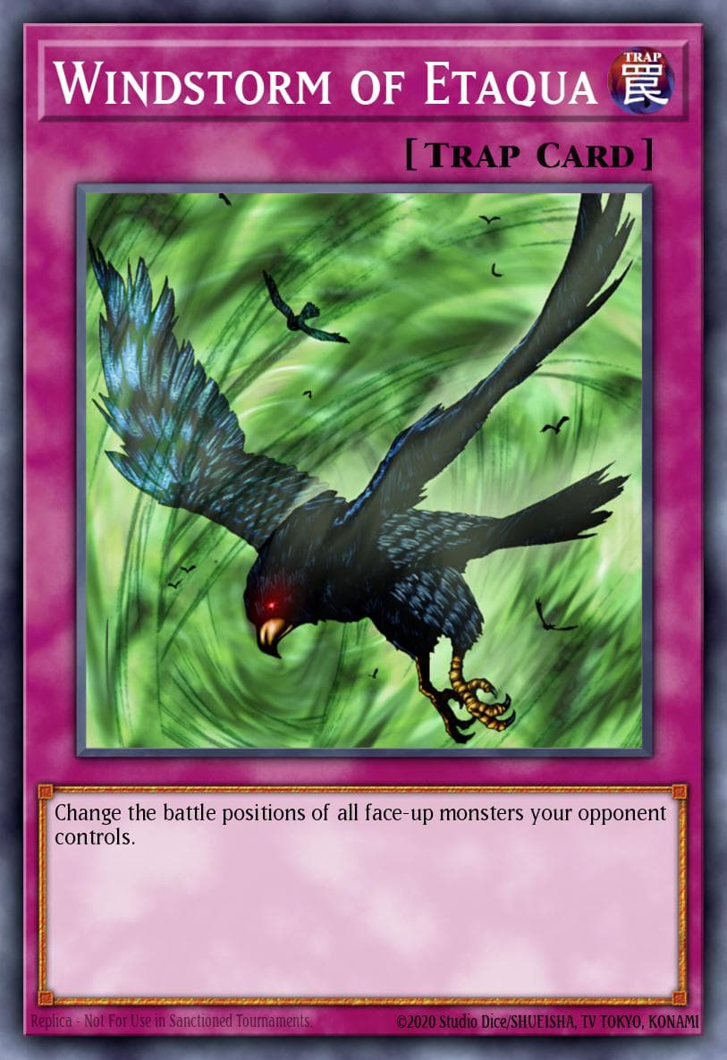 Windstorm of Etaqua — Event Pack Speed Duel Yu-Gi-Oh! card by KAZUKI TAKAHASHI