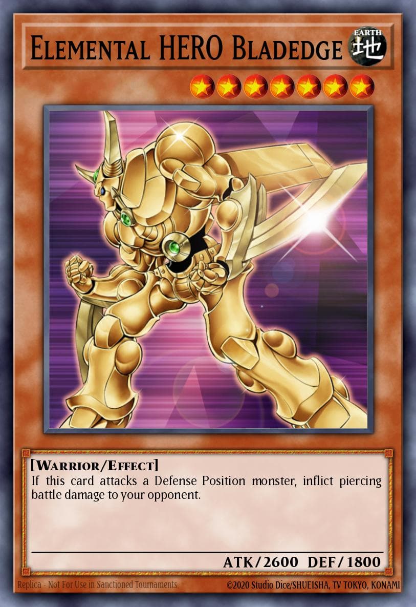 Elemental Hero Bladedge — Yu-Gi-Oh! card