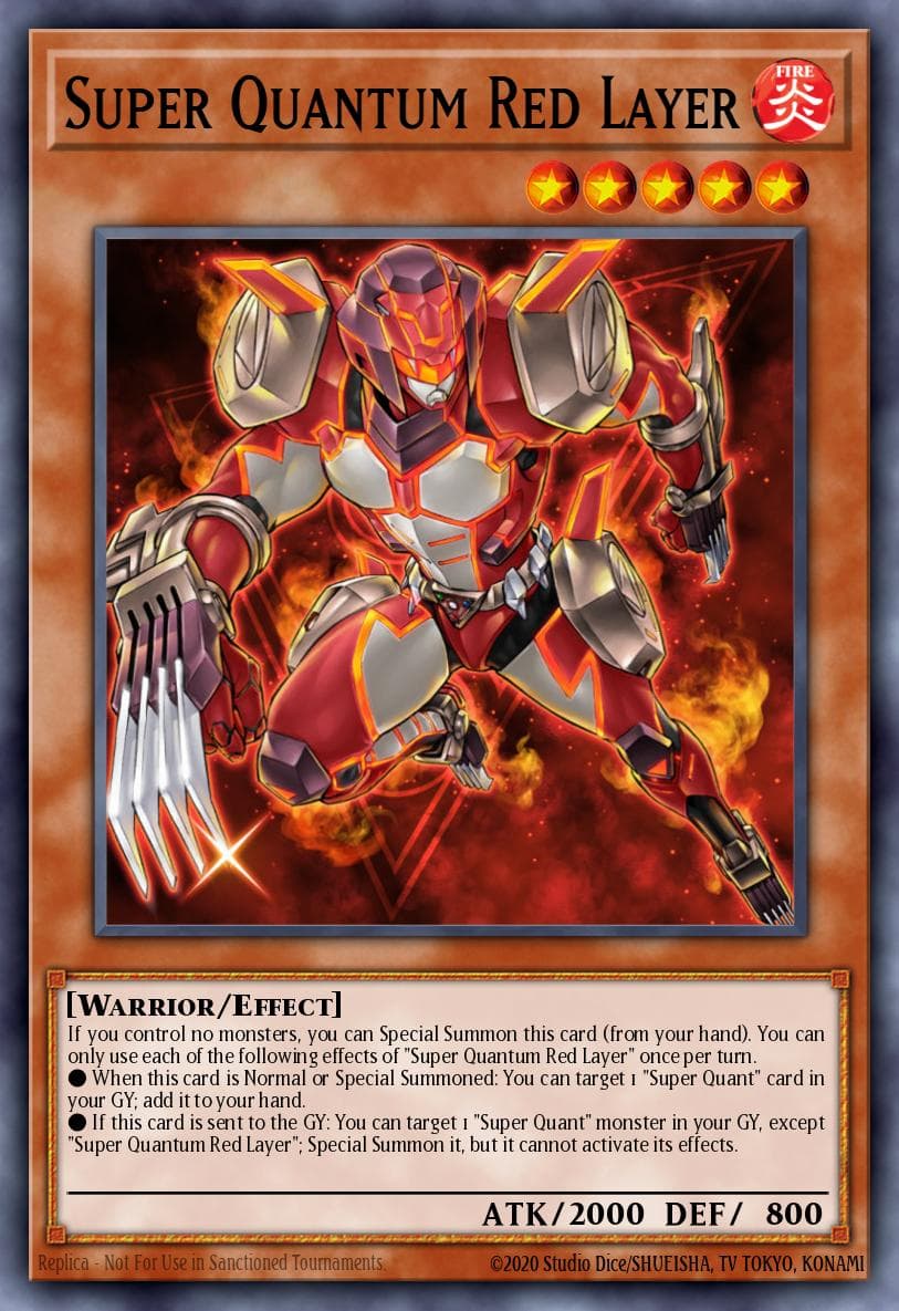 Super Quantum Red Layer — Yu-Gi-Oh! card