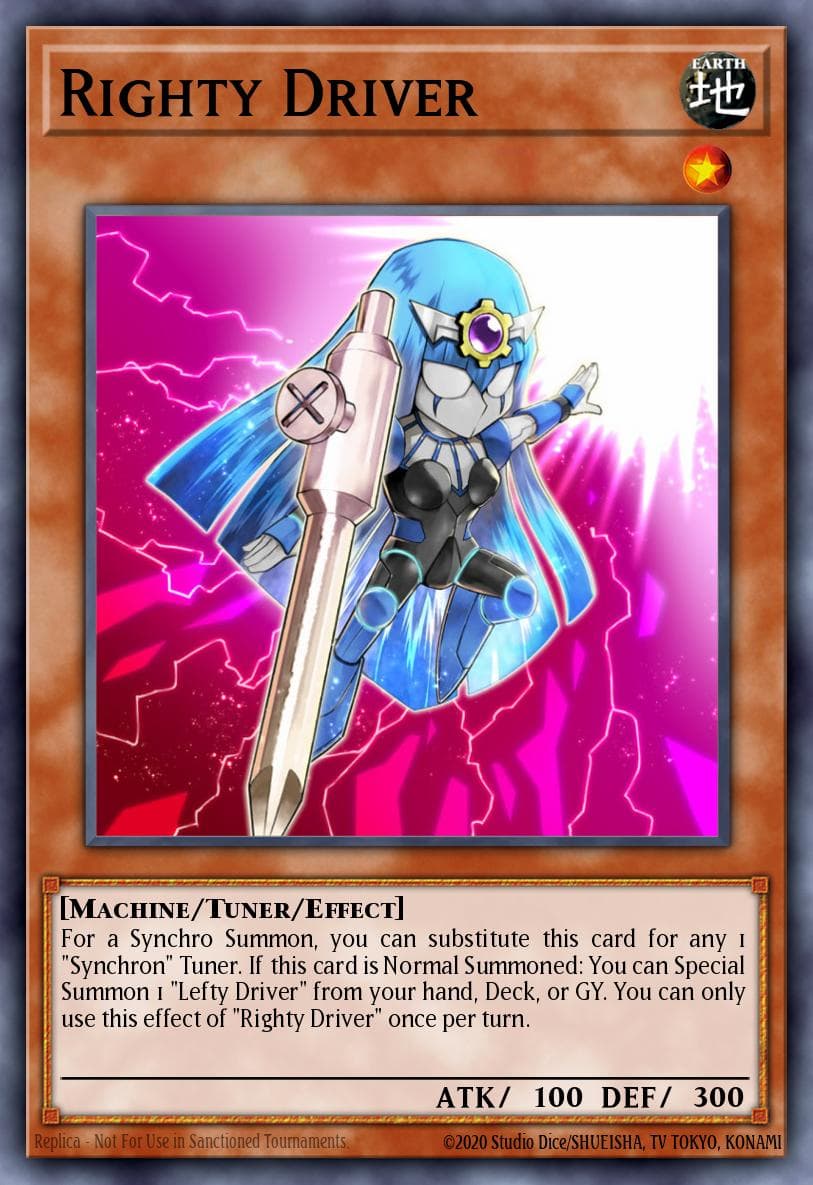 Righty Driver — Yu-Gi-Oh! card