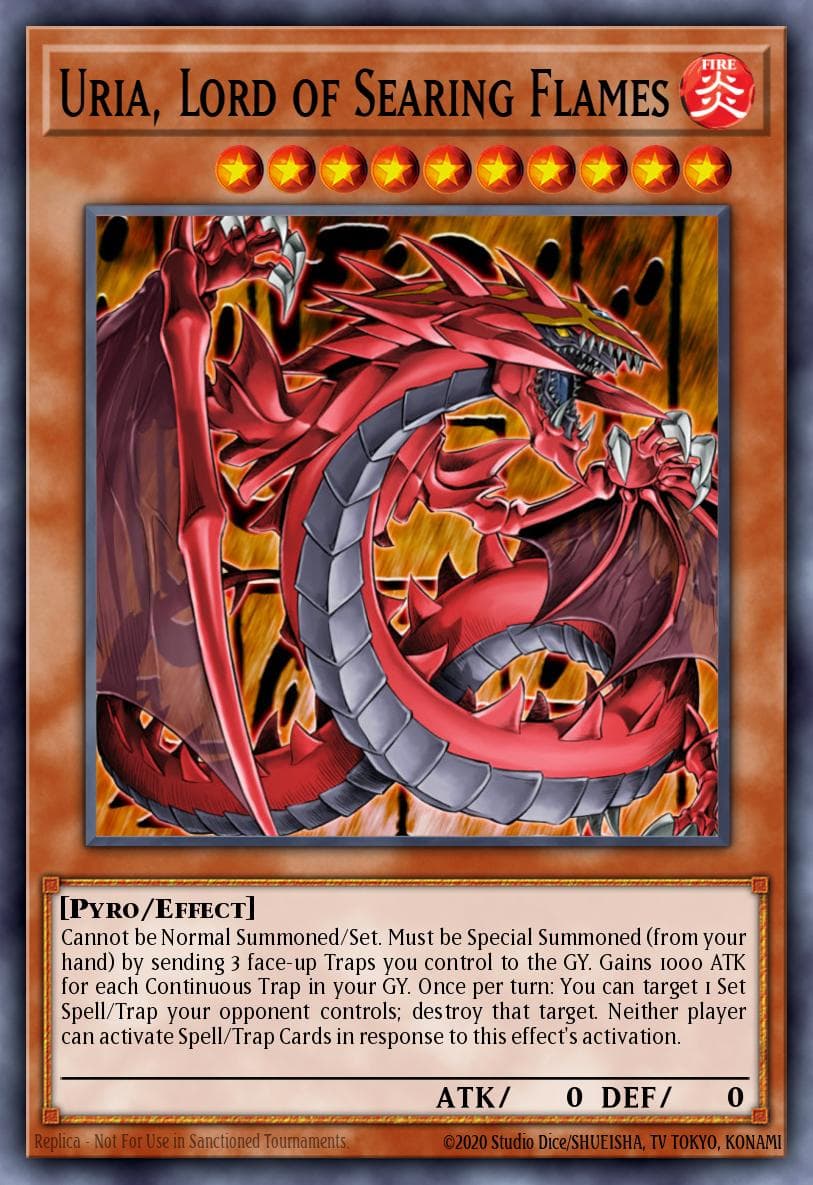 Uria, Lord of Searing Flames — Yu-Gi-Oh! card