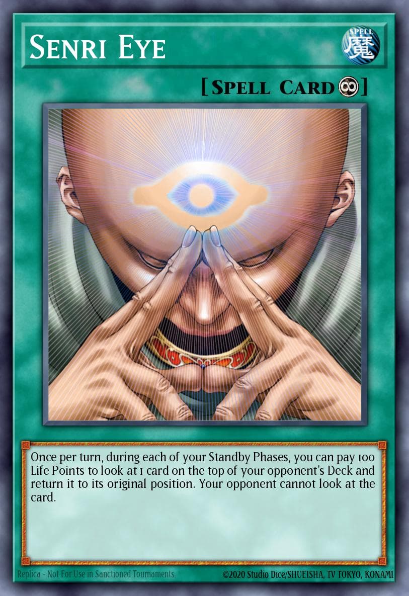 Senri Eye — Magician's Force Yu-Gi-Oh! card by KAZUKI TAKAHASHI