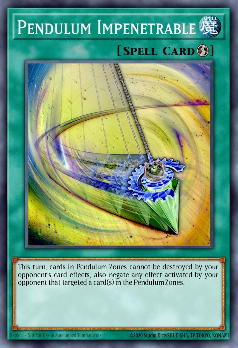 Pendulum Impenetrable — World Superstars Yu-Gi-Oh! card by KAI