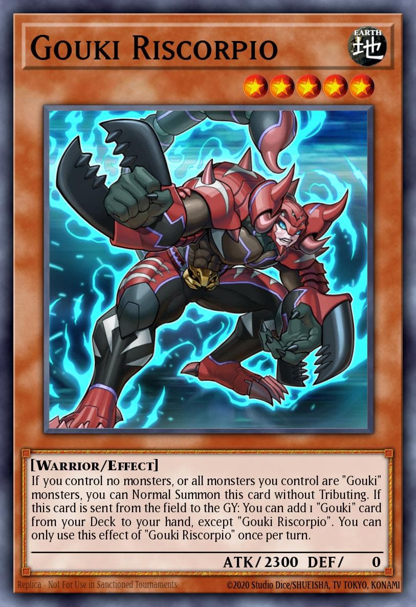 Gouki Riscorpio — Star Pack VRAINS Yu-Gi-Oh! card by KAZUKI TAKAHASHI
