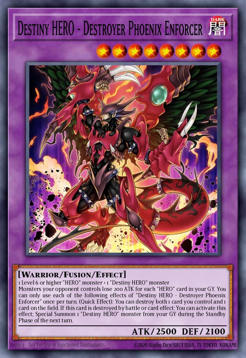 Destiny HERO - Destroyer Phoenix Enforcer — Burst of Destiny