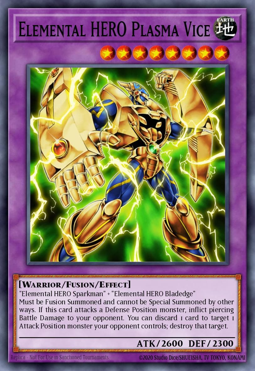 Elemental HERO Plasma Vice — Yu-Gi-Oh! card