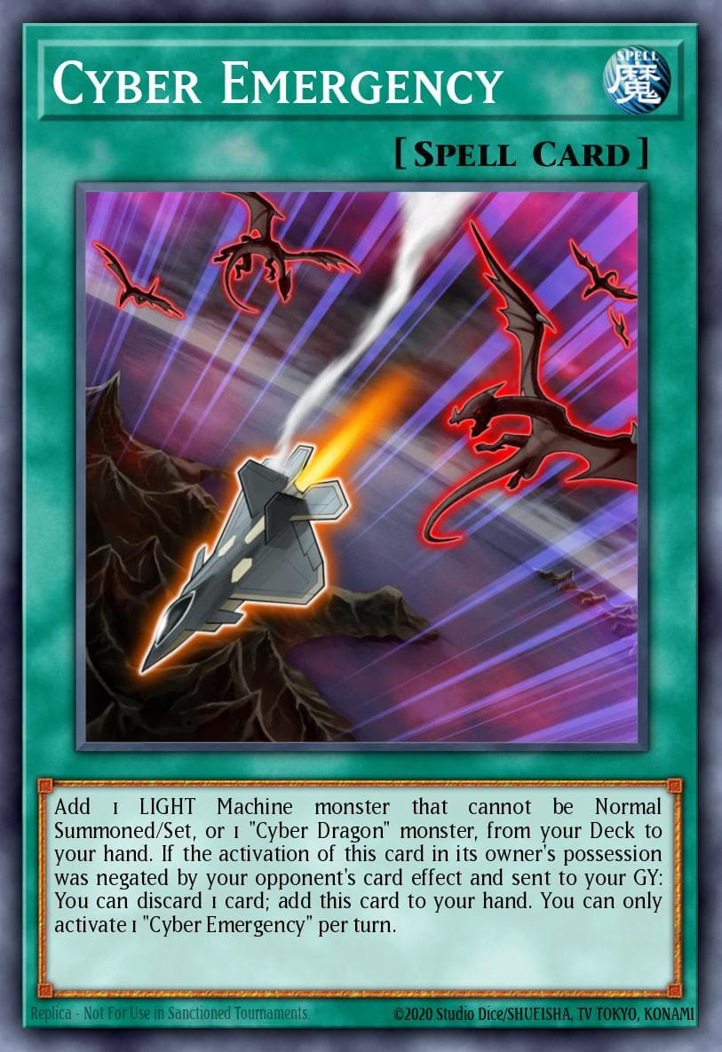 Cyber Emergency — Yu-Gi-Oh! card