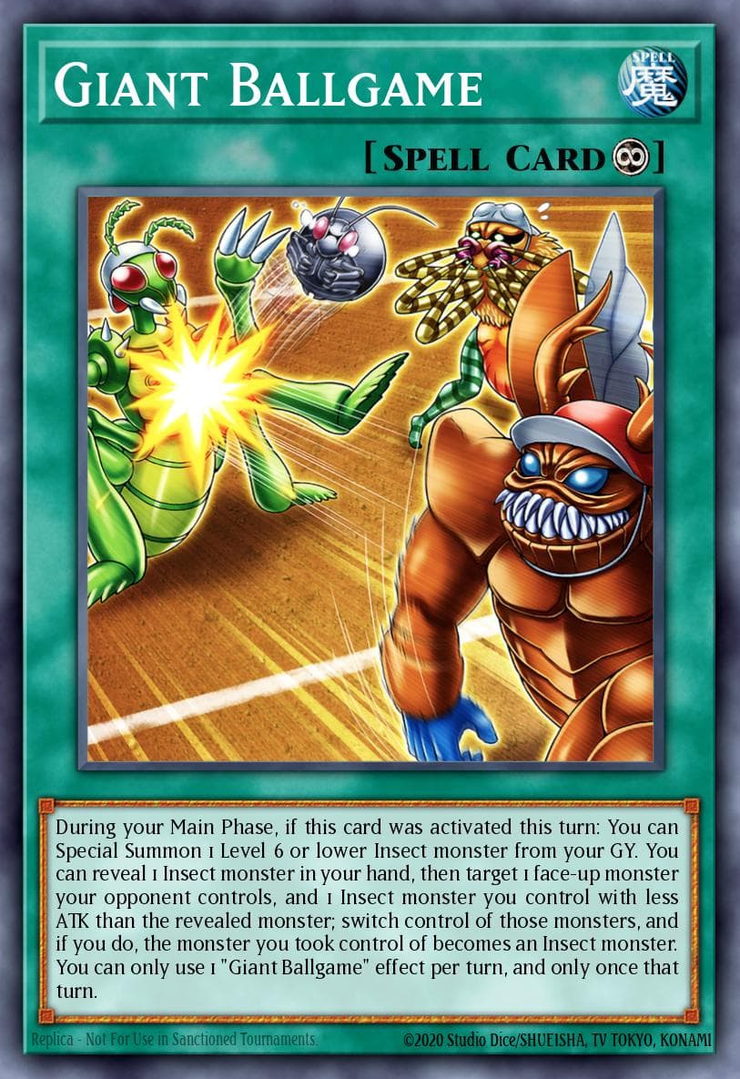 Giant Ballgame — Photon Hypernova Yu-Gi-Oh! card by Studio Dice/SHUEISHA, TV TOKYO, KONAMI