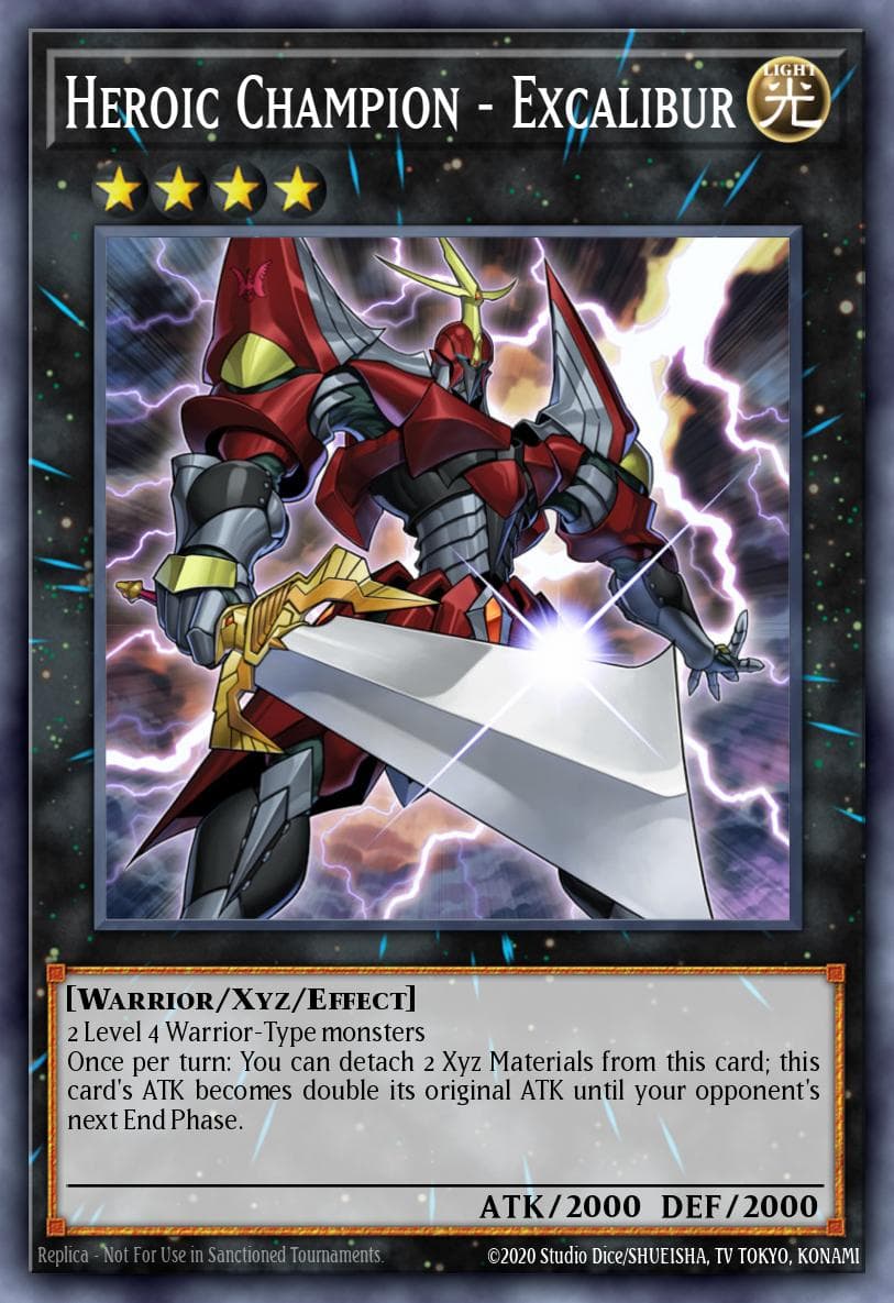 Heroic Champion - Excalibur — Return of the Duelist Yu-Gi-Oh! card by KAZUKI TAKAHASHI