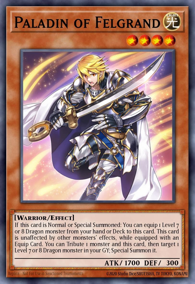Paladin of Felgrand — Structure Deck: Rise of the True Dragons Yu-Gi-Oh! card by KAZUKI TAKAHASHI