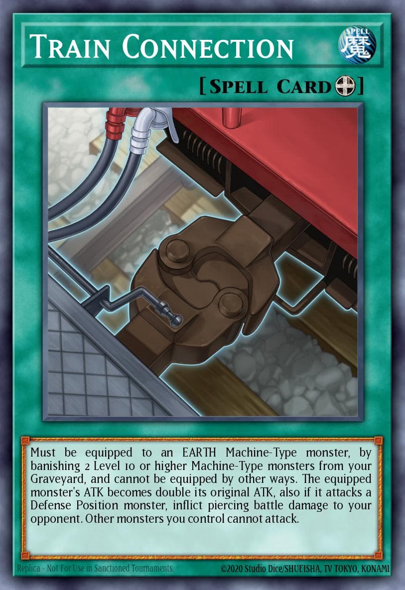 Train Connection — Dragons of Legend Yu-Gi-Oh! card by KAZUKI TAKAHASHI