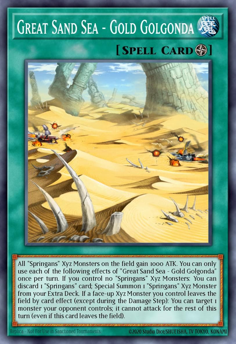Great Sand Sea - Gold Golgonda — Blazing Vortex