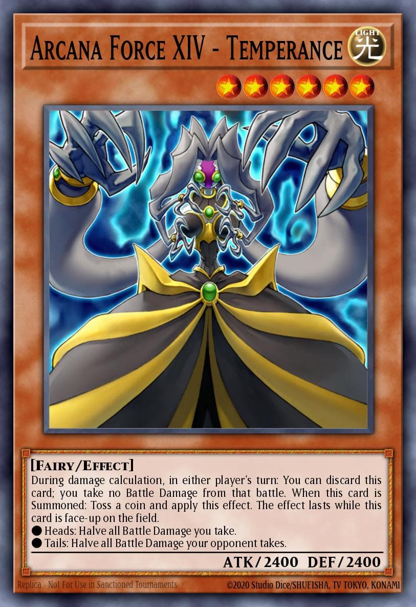 Arcana Force XIV - Temperance — Light of Destruction (2020 Date Reprint)