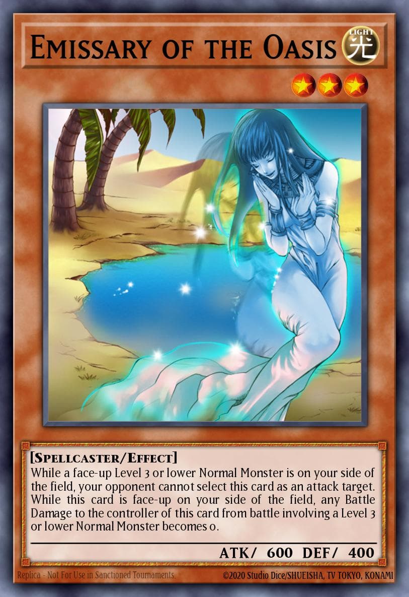 Emissary of the Oasis — Ancient Sanctuary Yu-Gi-Oh! card by KAZUKI TAKAHASHI