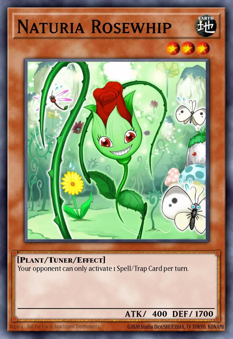 Naturia Rosewhip — Yu-Gi-Oh! card