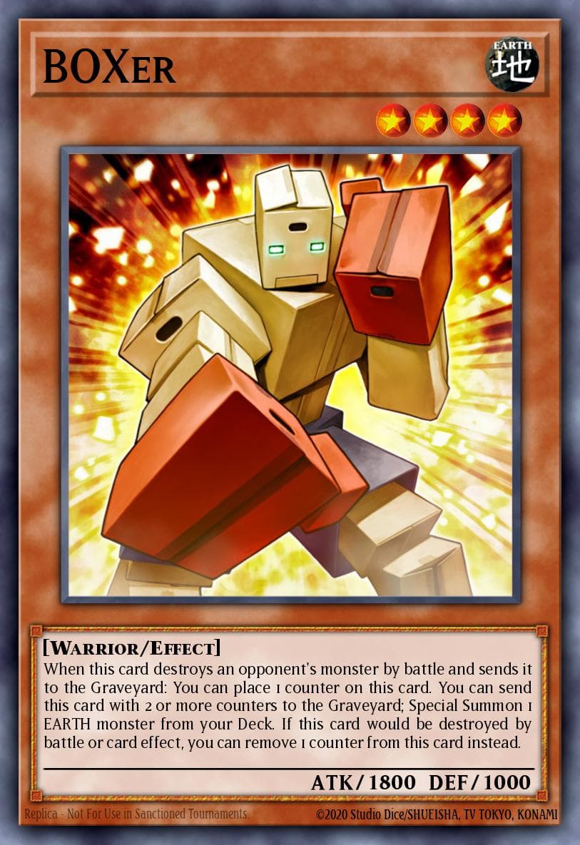 BOXer — World Superstars Yu-Gi-Oh! card by KAZUKI TAKAHASHI