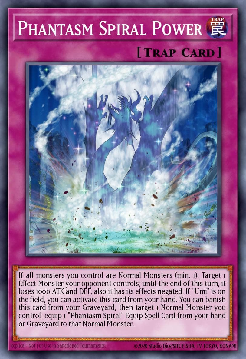 Phantasm Spiral Power — Maximum Crisis Yu-Gi-Oh! card by KAZUKI TAKAHASHI