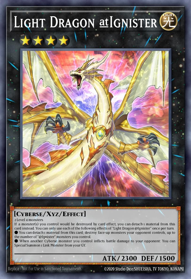 Light Dragon @Ignister — Ignition Assault Yu-Gi-Oh! card by KAZUKI TAKAHASHI