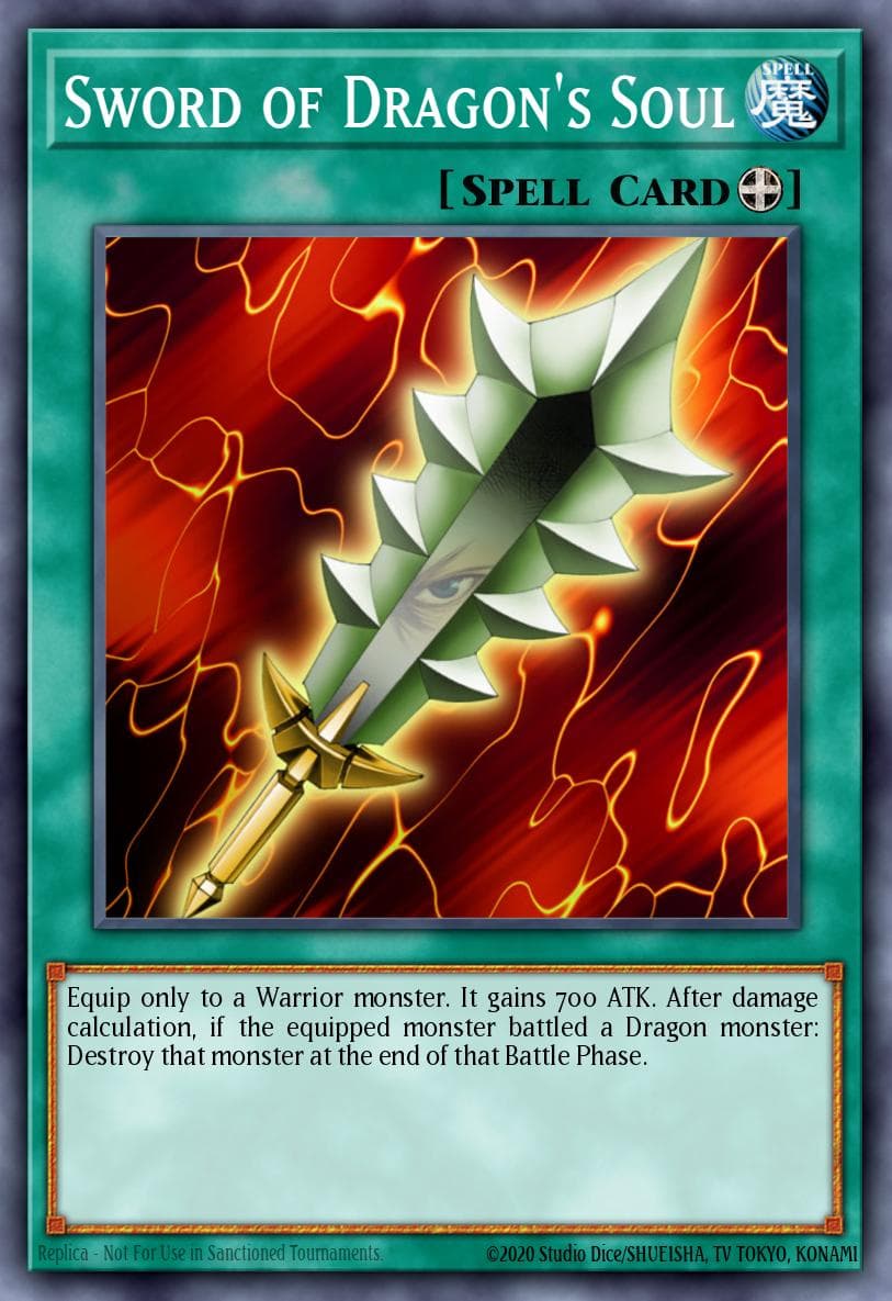 Sword of Dragon's Soul — Power of Chaos: Joey the Passion Yu-Gi-Oh! card by KAZUKI TAKAHASHI