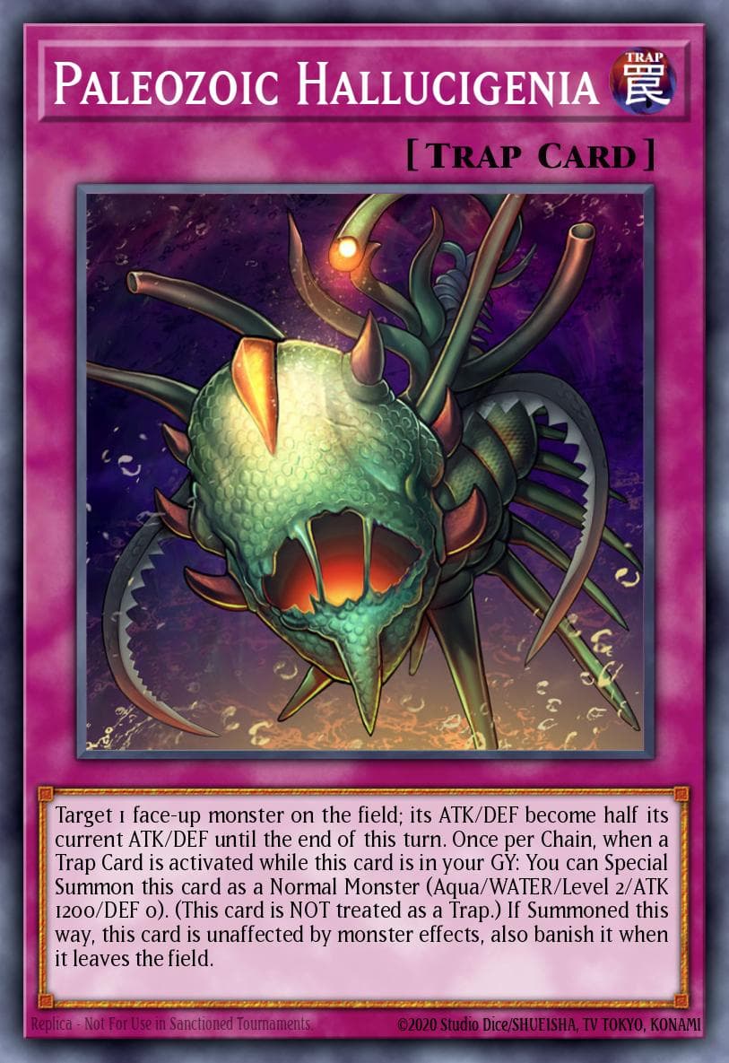 Paleozoic Hallucigenia — OTS Tournament Pack 6 Yu-Gi-Oh! card by KAZUKI TAKAHASHI