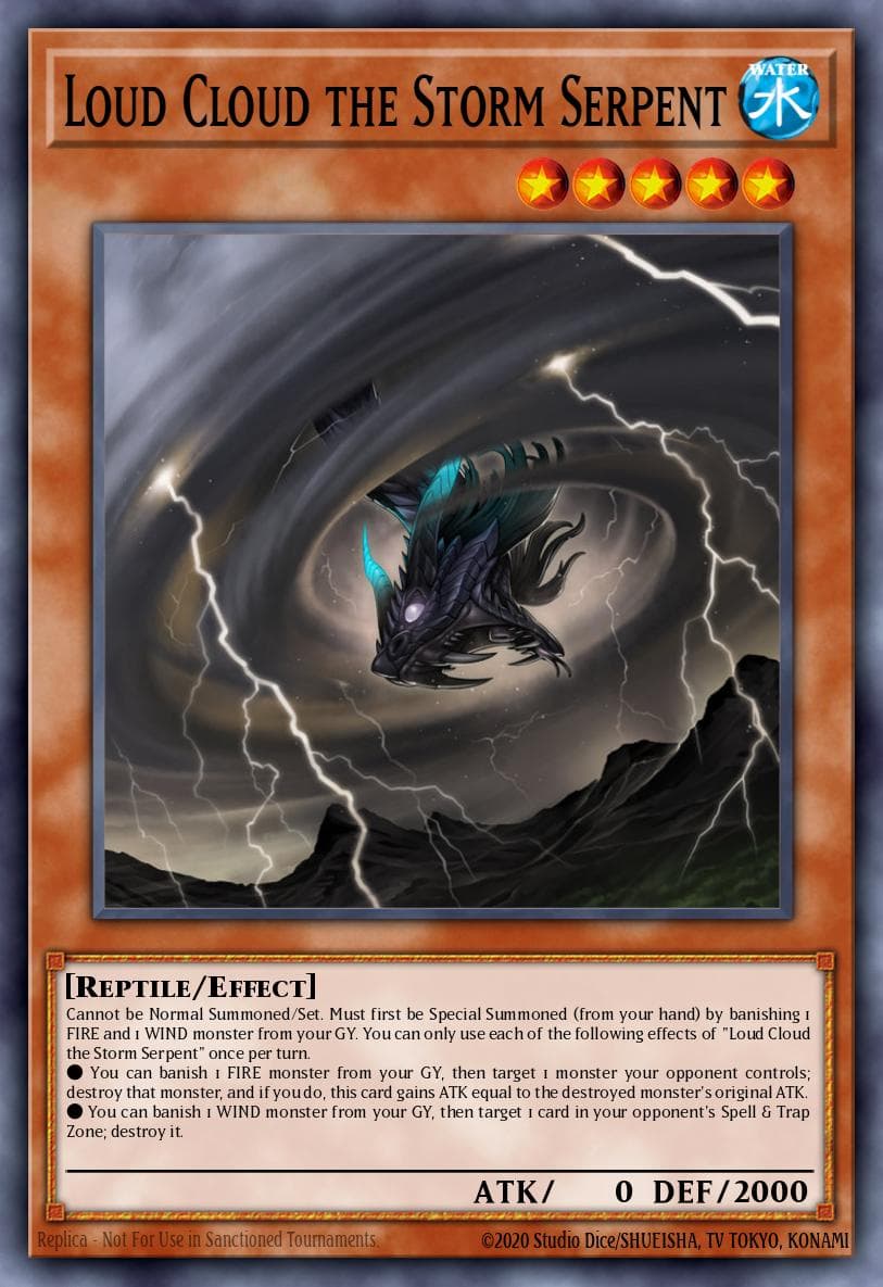 Loud Cloud the Storm Serpent — Dark Neostorm