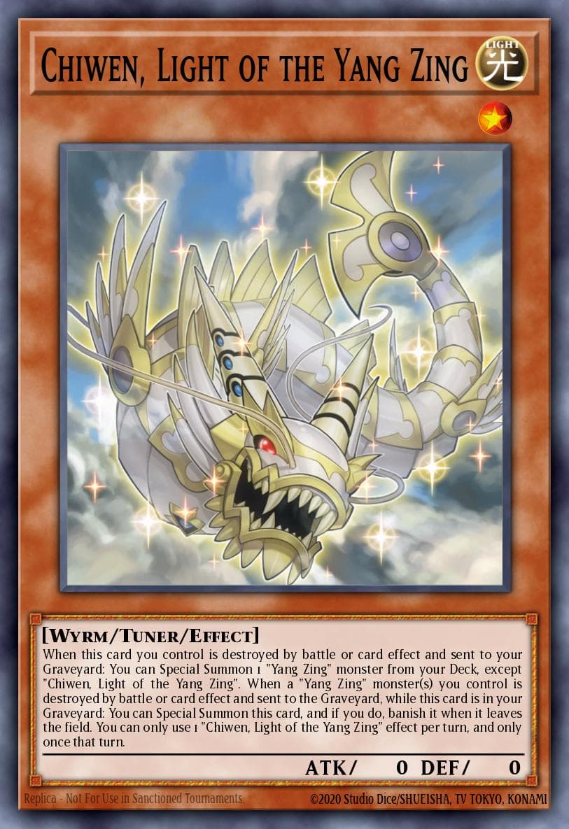 Chiwen, Light of the Yang Zing — 2015 Mega-Tins Mega Pack Yu-Gi-Oh! card by KAZUKI TAKAHASHI