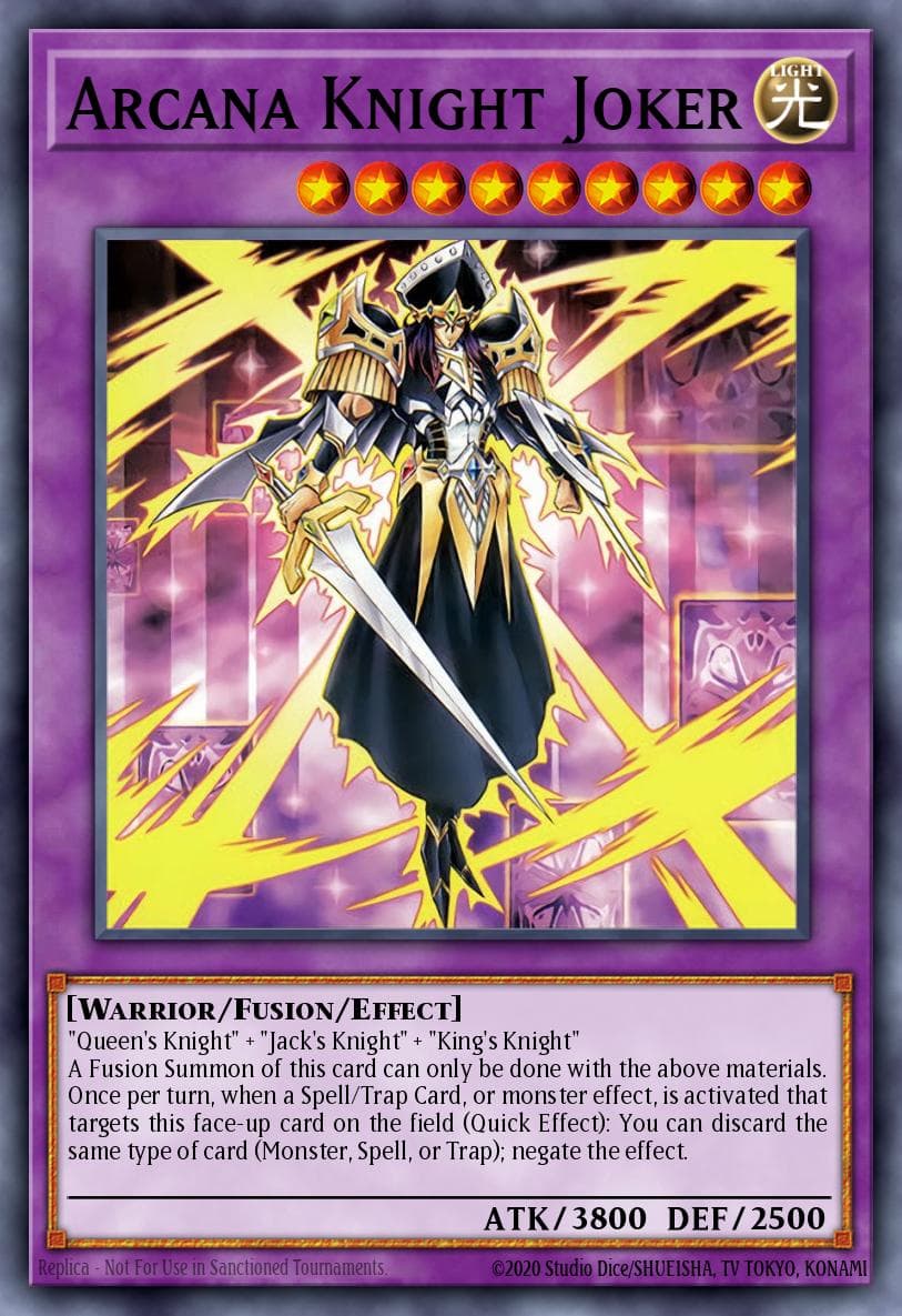 Arcana Knight Joker — Yu-Gi-Oh! card