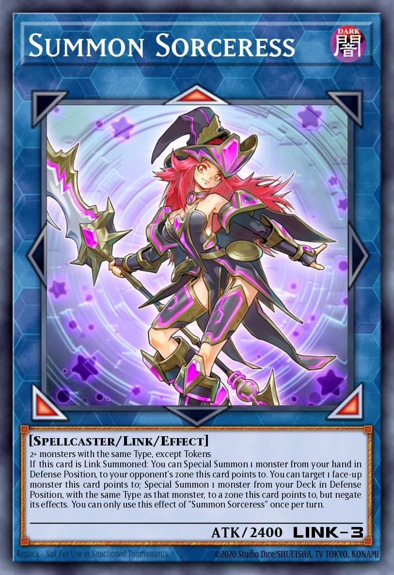 Summon Sorceress — Shonen Jump Magazine Promos Yu-Gi-Oh! card by KAZUKI TAKAHASHI
