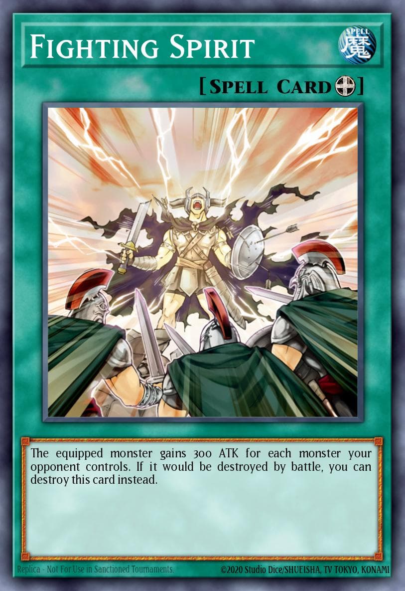 Fighting Spirit — Speed Duel: Scars of Battle Yu-Gi-Oh! card by KAZUKI TAKAHASHI