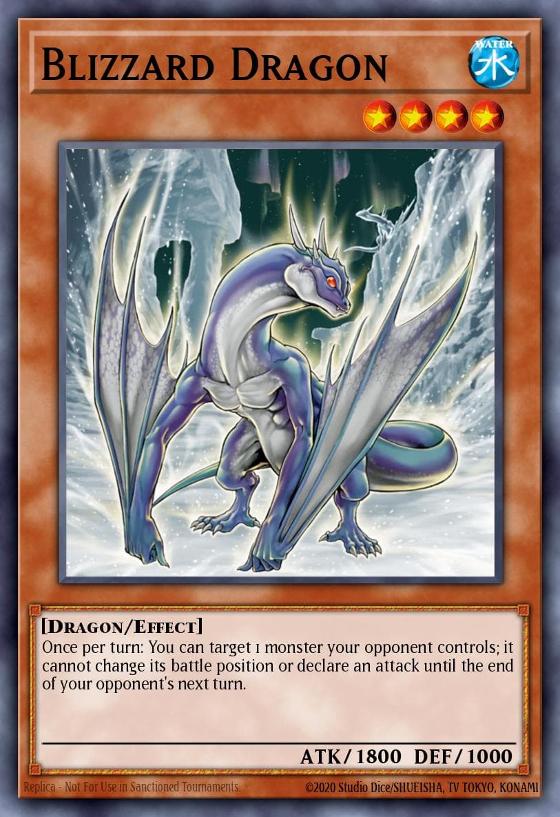 Blizzard Dragon — Duel Terminal 7 Yu-Gi-Oh! card by Kagemaru Himeno